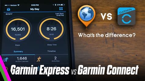 garmin connect vs garmin express